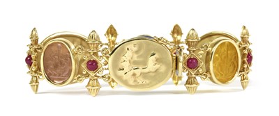 Lot 91 - An Italian gold bracelet by Tagliamonte