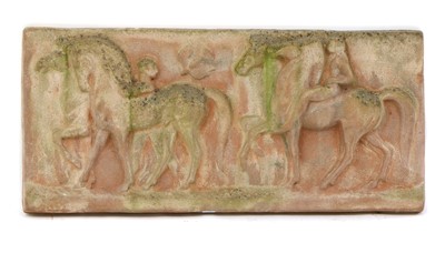 Lot 535 - A terracotta relief plaque