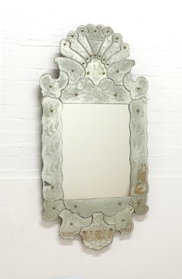 Lot 620 - A Venetian-style mirror