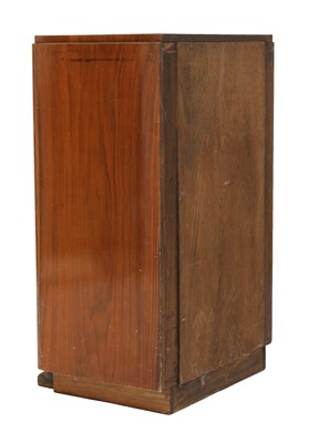 Lot 290 - An Art Deco walnut bar cabinet
