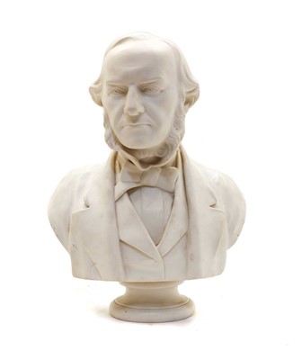 Lot 309 - A Victorian Adams & Co Parian ware bust