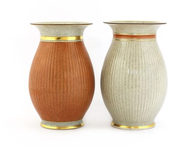 Lot 275 - A pair of Royal Copenhagen vases