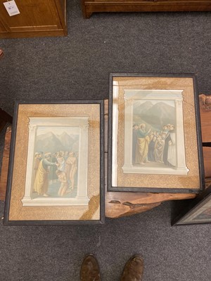 Lot 135 - A collection of six Arundel Society chromolithographs