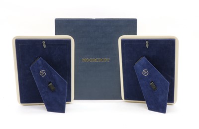 Lot 310 - Two Moorcroft Pottery nursery photograph frames
