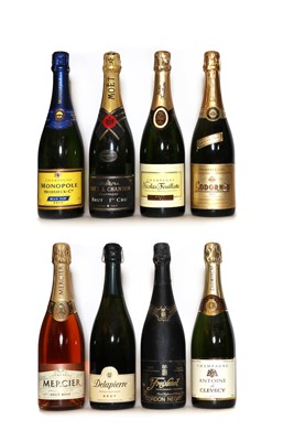 Lot 75 - A collection of champagne and sparkling wines