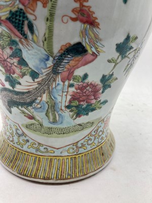 Lot 67 - A Chinese famille rose vase