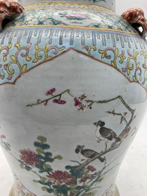 Lot 67 - A Chinese famille rose vase