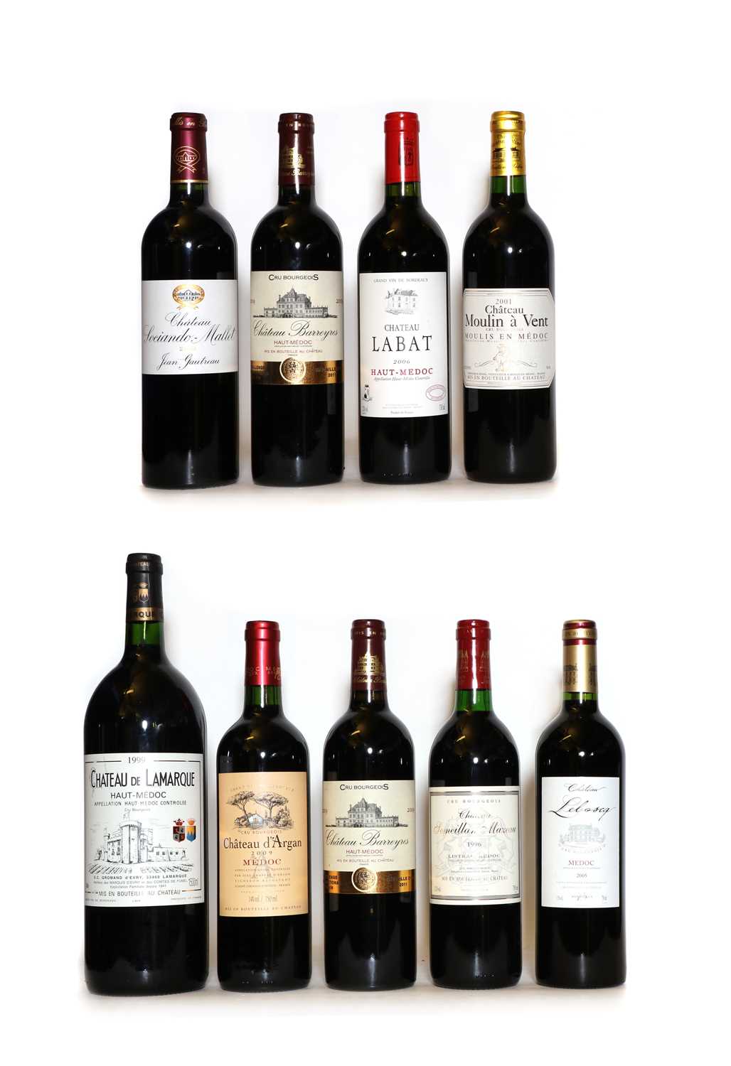 Lot 72 - A collection of Medoc wines