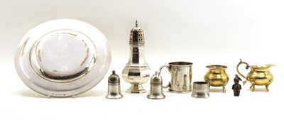 Lot 52 - A collection of silver items