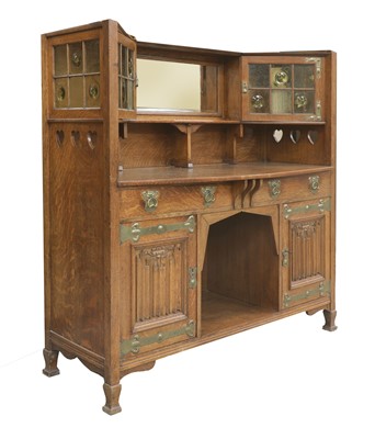 Lot 206 - An Arts and Crafts oak sideboard