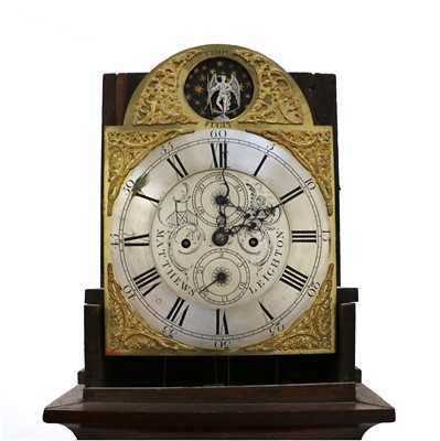Lot 399 - An oak eight day longcase clock