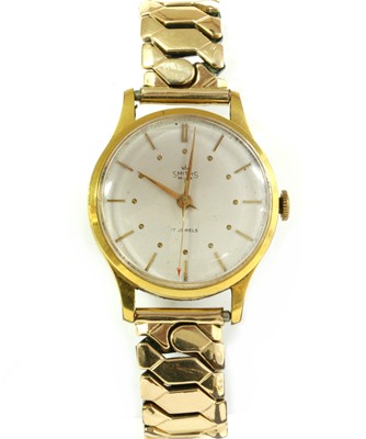 Lot 477 - A gold plated Smiths 'De Luxe' mechanical bracelet watch