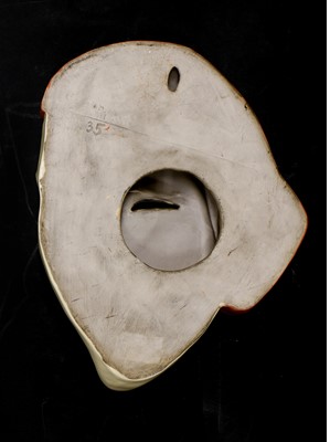Lot 269 - An Art Deco pottery 'The Screamer' wall mask