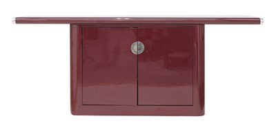 Lot 562 - A Pierre Cardin purple lacquer sideboard