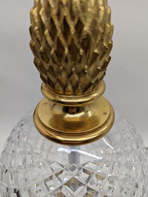Lot 91 - A Waterford crystal table lamp