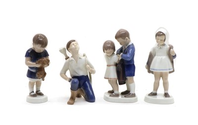 Lot 277 - A group of four Bing & Grøndal figurines