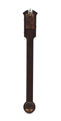 Lot 440 - A George lll mahogany stick barometer