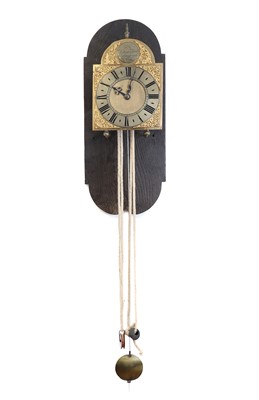 Lot 503 - An thirty-hour brass lantern clock