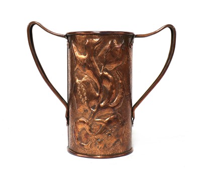 Lot 186 - A Keswick School of Industrial Arts-style copper vase