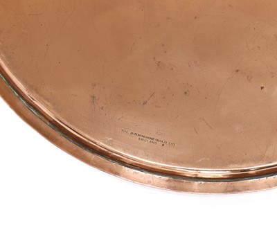 Lot 156 - An Arts and Crafts copper dish