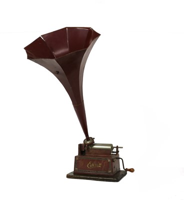 Lot 2 - Edison Fireside phonograph and a Red Gem Phonograph