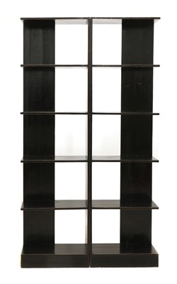Lot 255 - An ebonised Art Deco bookcase