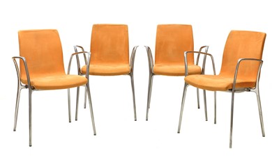 Lot 590 - A set of four 'Gorka' armchairs