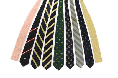 Lot 120 - A collection of nine ties