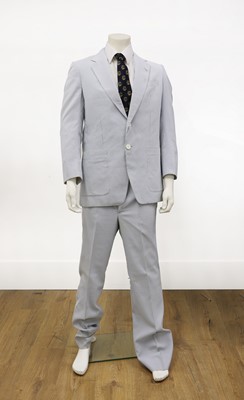 Lot 146 - A Simpsons blue & white single-breasted pinstripe suit