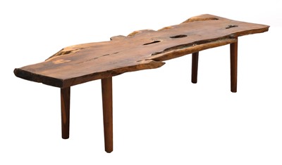 Lot 216 - A Reynolds of Ludlow yew wood coffee table