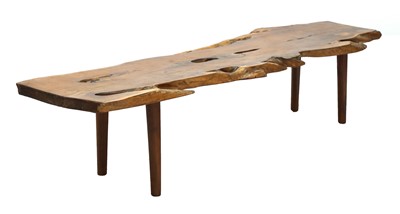 Lot 216 - A Reynolds of Ludlow yew wood coffee table