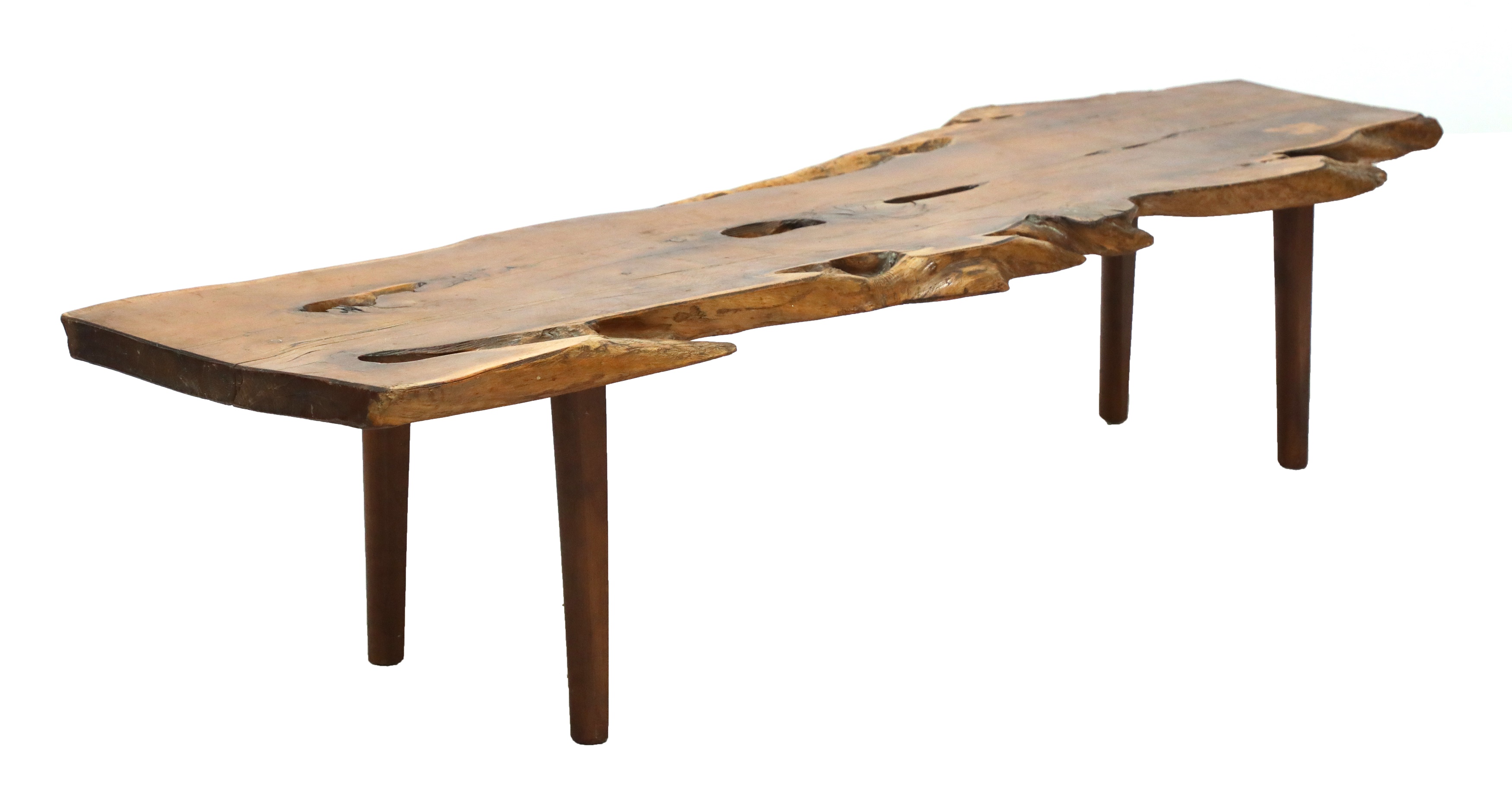 Lot 216 A Reynolds of Ludlow yew wood coffee table,