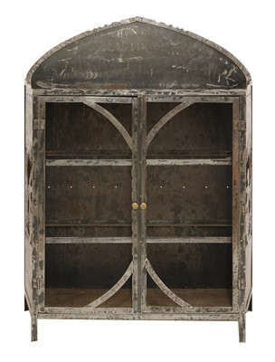 Lot 303 - A French fer forgé cabinet