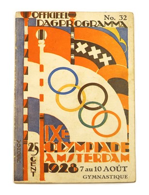 Lot 194 - A 1928 Amsterdam Olympic programme