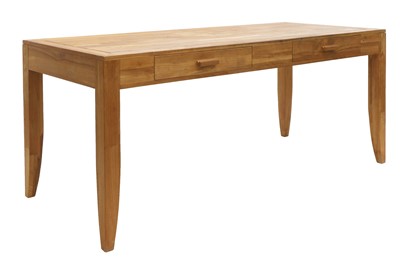 Lot 322 - A contemporary hardwood desk
