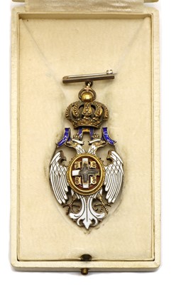 Lot 263 - A Serbian Order of the White Eagle medal