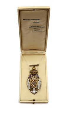 Lot 263 - A Serbian Order of the White Eagle medal