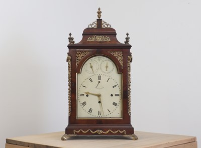Lot 709 - A George III musical table clock