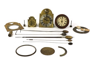 Lot 205 - An 18th century longcase clock movement