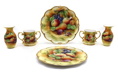 Lot 64 - A small of collection of hand painted fine bone China