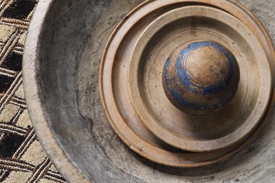 Lot 499 - A sycamore dairy bowl