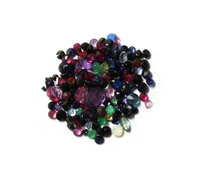 Lot 411 - A quantity of unmounted assorted gemstones