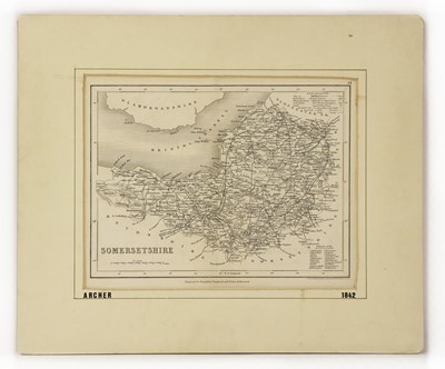 Lot 1 - 1-Blome: Somerset, A Mapp of the county.