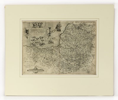 Lot 2 - 1- Blome: Somerset, A Mapp of the county. 1693....