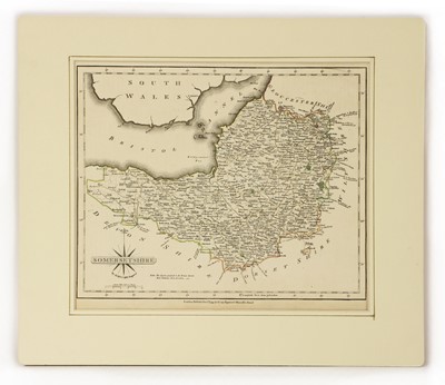 Lot 2 - 1- Blome: Somerset, A Mapp of the county. 1693....