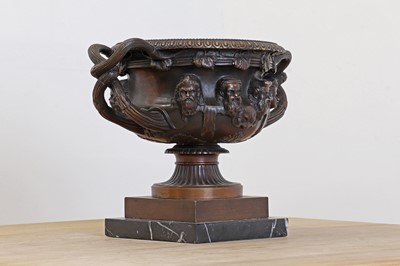 Lot 145 - A bronze model of the Warwick Vase