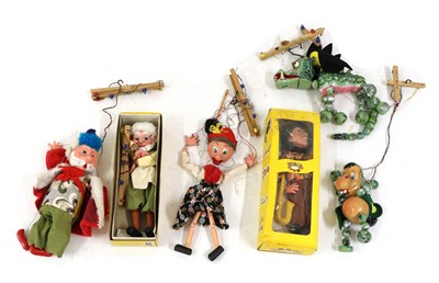 Lot 294 - A group of six Pelham Puppets