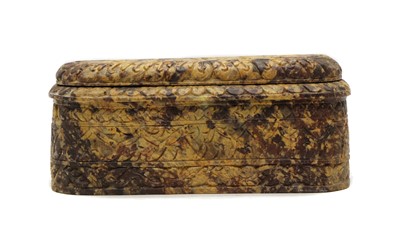Lot 197 - A Grand Tour style mottled marble box