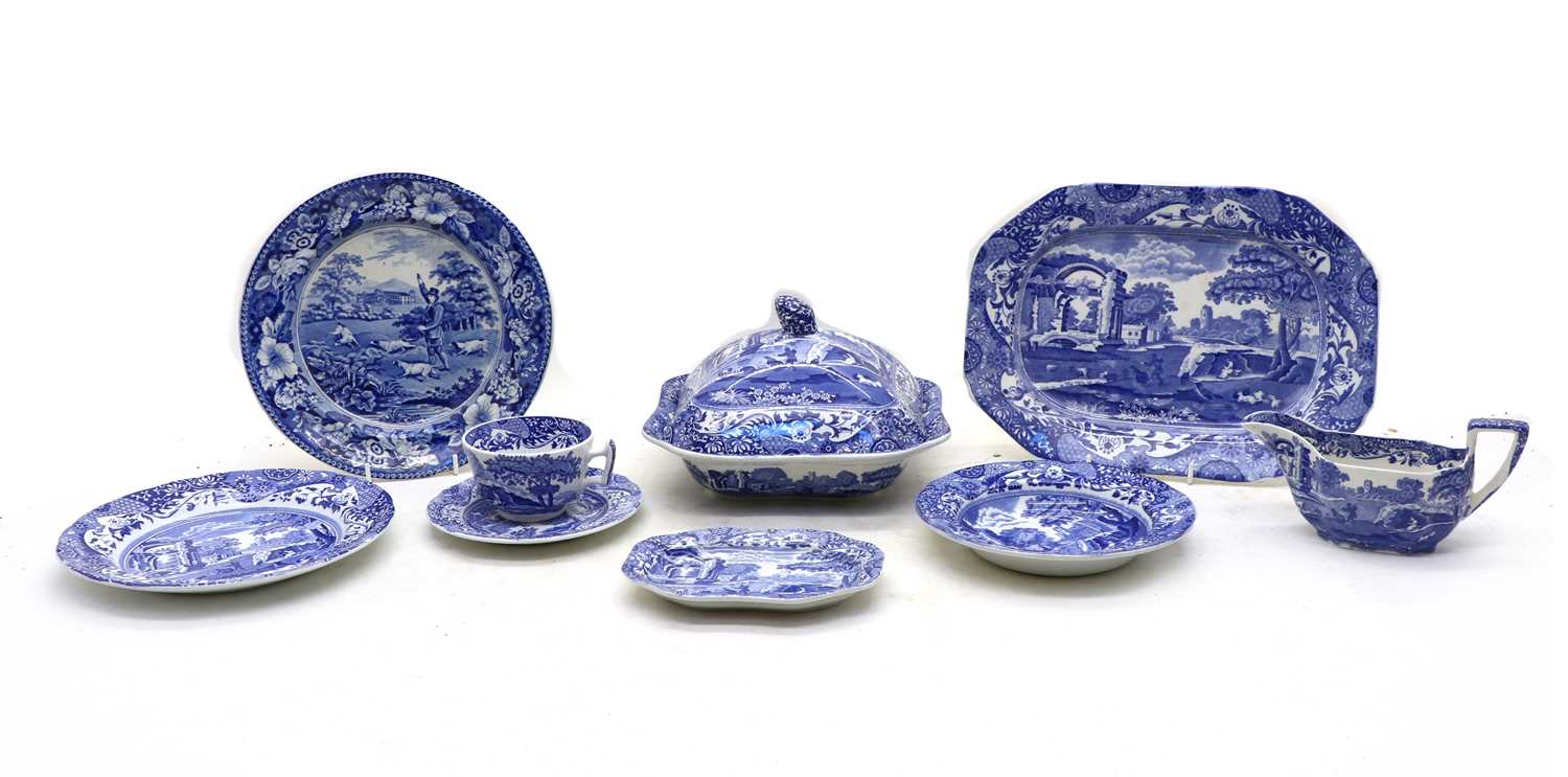 Lot 92 - A large collection of Copeland Spode blue and white Italian