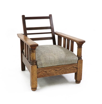 Lot 139 - A Parker Knoll Morris-style oak recliner
